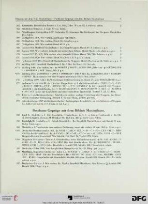 Posthume Gepräge mit dem Bildnis Maximilians (Nr. 180-187)