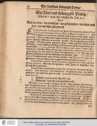 Die Fünff und siebenzigste Predig