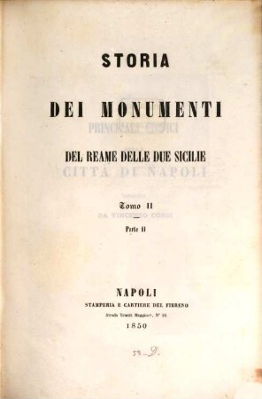 Principali edificii della città di Napoli
