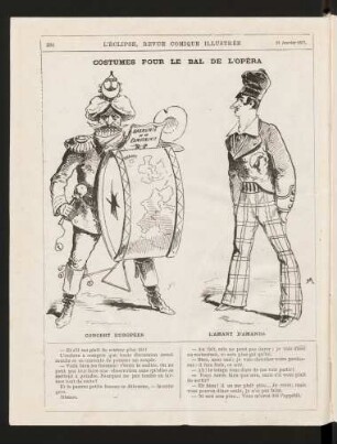 Costumes pour le bal de l'opéra
