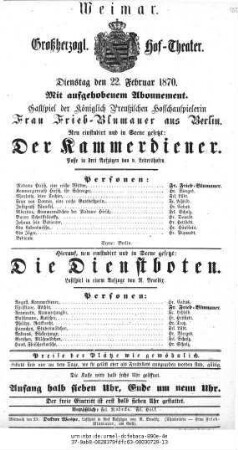 Die Dienstboten