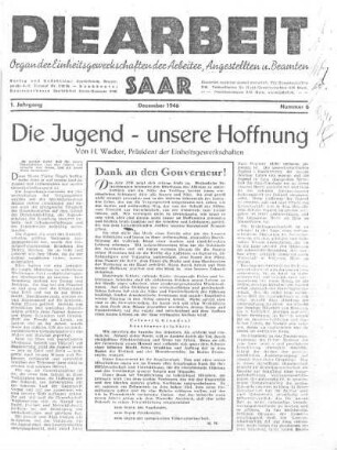 Nummer 6: Dezember 1946