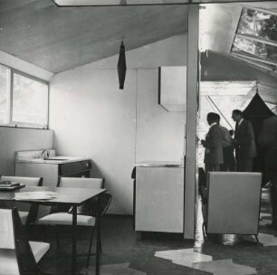 X. Triennale Mailand, Italienische Abt., Innenansicht des Pavillons