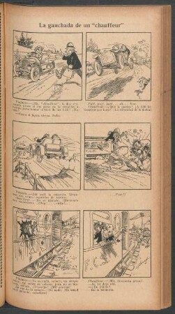 La gauchada de un "chauffeur" - [Cómic]