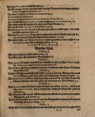 Comitiologia Ratisbonensis : de anno 1654