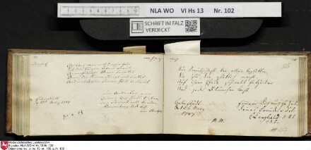 Stammbuch des Johann Christian Wilhelm Schütze aus                            Braunschweig