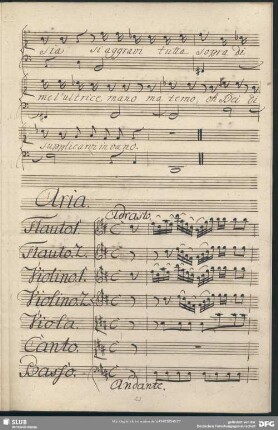 Aria: Sconsolata filomena