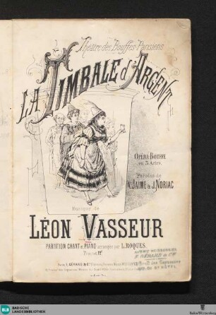 La timbale d'argent : opéra bouffe en 3 actes