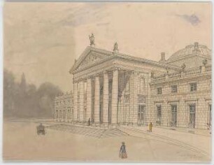 Thiersch, Friedrich von; Wiesbaden; Kurhaus - Perspektive