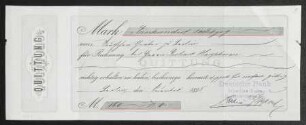 Dokument von Otto Brahm von Deutsches Theater  an Gerhart Hauptmann