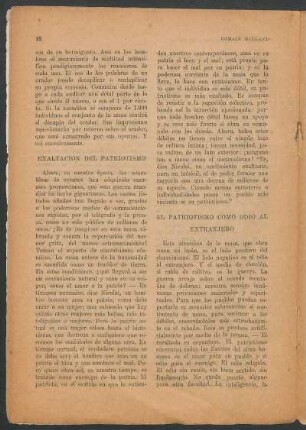 Exaltación del patriotismo