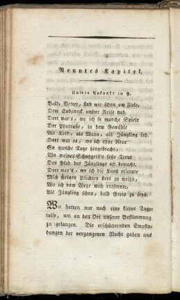 Neuntes Kapitel. Unsere Ankunft in F. - Eilftes Kapitel. Friedhelm erwirbt sich Freunde.