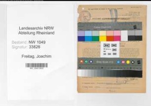Entnazifizierung Joachim Freitag , geb. 26.11.1912 (Jurist)