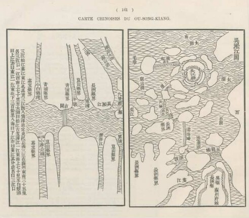 Carte chinoises du Ou-song-kiang