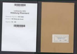 Ankäufe von Kunstwerken zur Unter-Stützung notleidender Künstler.