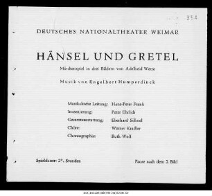 Hänsel und Gretel