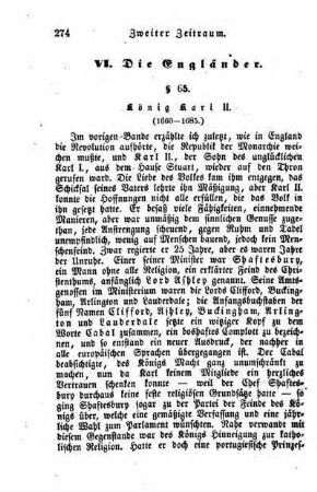 VI. Die Engländer