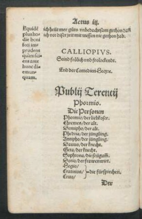 Publii Terentii Phormio.
