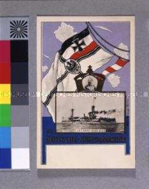 Postkarte der Deutschen Kriegsmarine