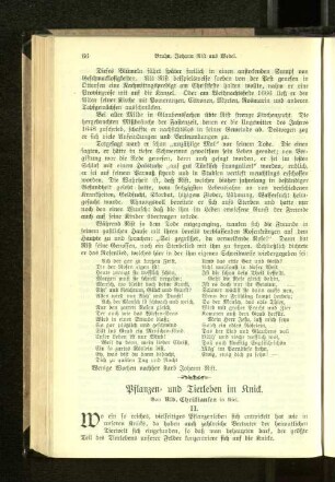 Pflanzen= und Tierleben im Knick. II.