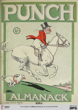 Punch's Almanack for 1922