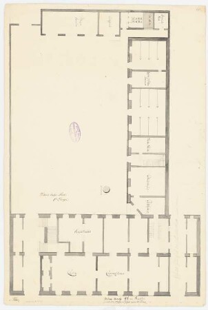 Witwen-Kassen-Haus Behrenstraße 41, Berlin: Grundriss 1. Etage