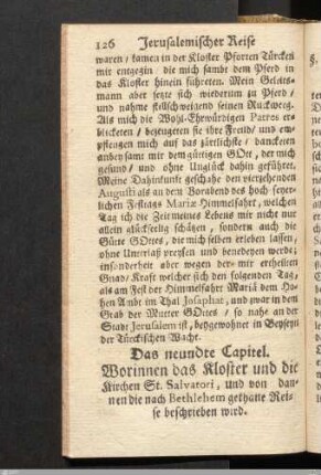 Das neundte Capitel.
