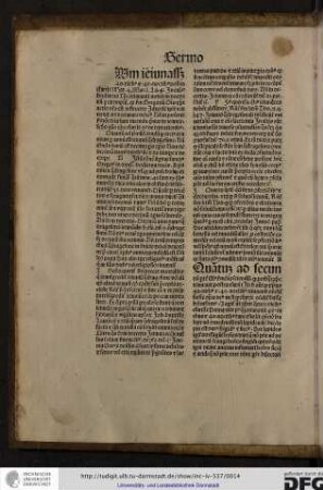 [C]um ieiunasset 40 diebus... Mathei 4 [...]. In evangelio hodierno Christus ieiunavit nobis in doctrinam et exemplum quia secundum Gregorium Omnis Christi actio nostra est instructio...