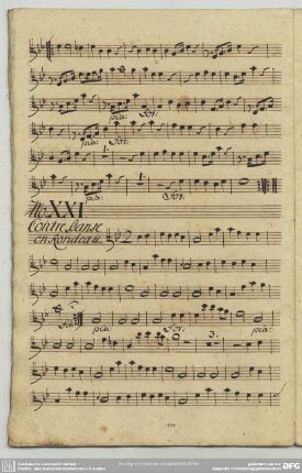 21. Anonymus, Contredanses, B-Dur