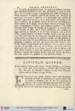 Capitolo quarto