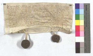 Fertigung Hans Remchingers um seine Leibeigenen in Wiernsheim, Glattbach (Glatbach) und Iptingen.