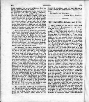 Die vorzüglichsten Herbarien von Paris