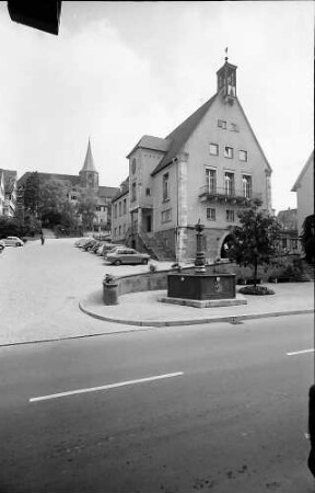 Weinsberg: Rathaus und Stadtkirche