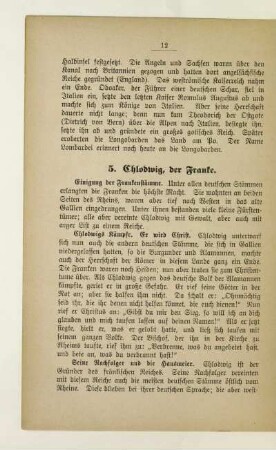5. Chlodwig, der Franke