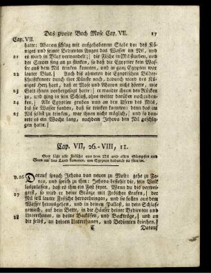 Cap. VII, 26 - VIII, 11.