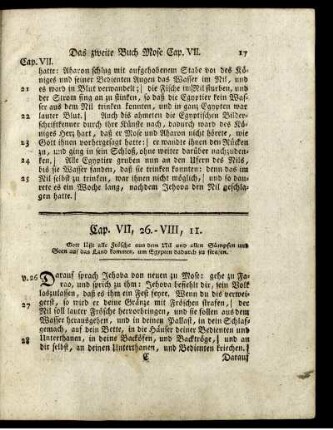 Cap. VII, 26 - VIII, 11.