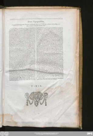 Errata Typographica. Primus numerus paginam, Secundus columnam : literae A B C D [et]c. column. intervallum, ultimus numerus intervalli lineam notat.