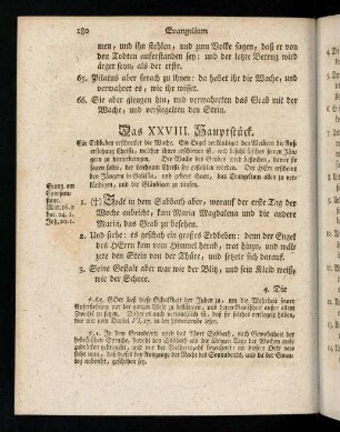 180-184, Das XXVIII. Hauptstueck