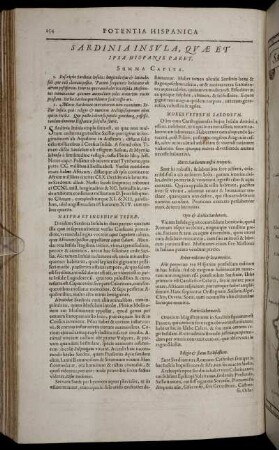 Sardinia Insula, Quae Et Ipsa Hispanis Paret.