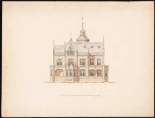 Villa: Ansicht, Maßstabsleiste