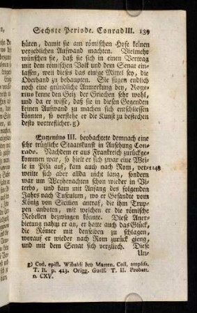 139-149, Eugenius III. beobachtete demnach eine sehr ...