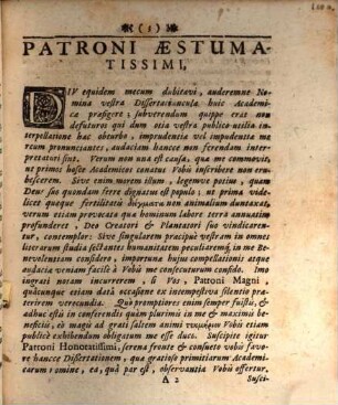 Dissertatio Historica De Causis Corruptae Historiae Antiquae