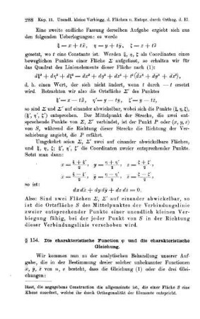 § 154. Die charakteristische Funktion ... und die charakteristische Gleichung.