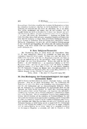 Zum Religions-Unterricht