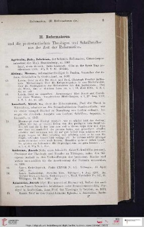 II. Reformatoren (Nr. 19 - 149)