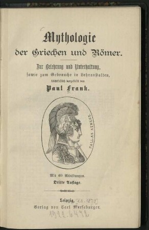 Mythologie der Griechen und Römer
