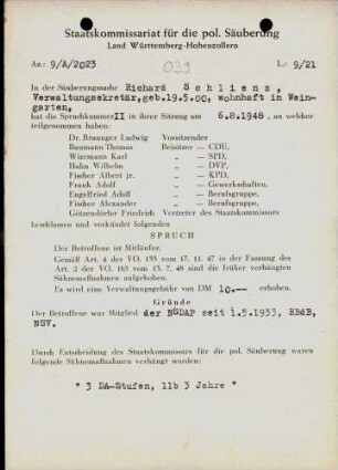 Schlienz, Richard