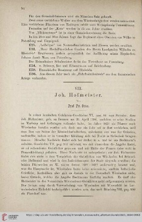 18: Joh. Hofmeister