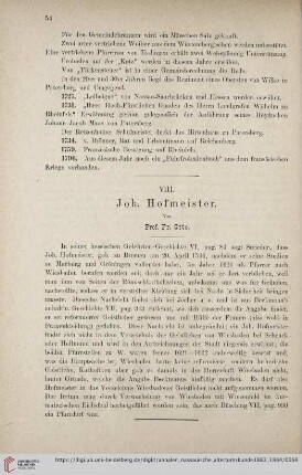 18: Joh. Hofmeister