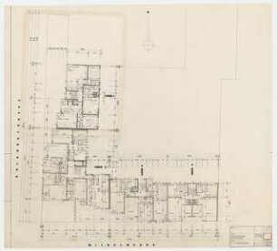Wohn- und Geschäftshäuser Uhlandstraße / Wilhelmsaue / Berliner Straße, Berlin-Wilmersdorf: Grundriss 2.-5. Obergeschoss 1:100
